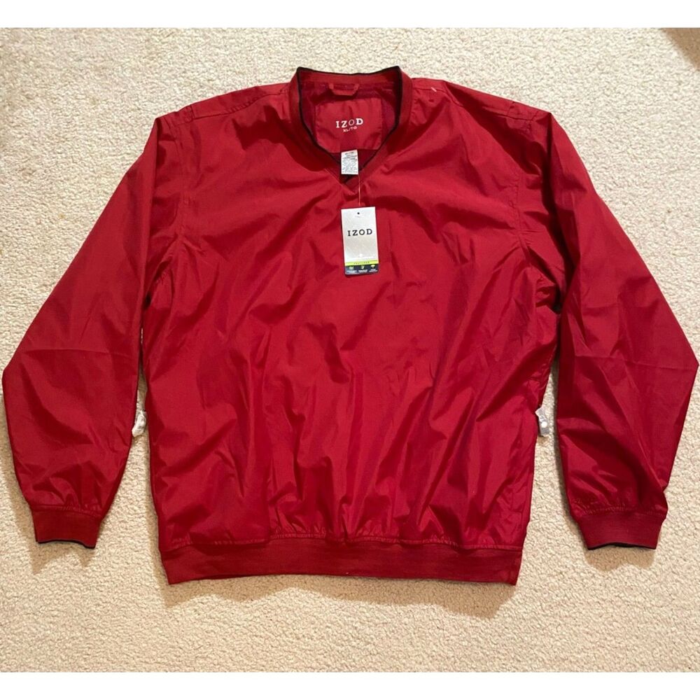NWT IZOD Windbreak Pullover Size XL